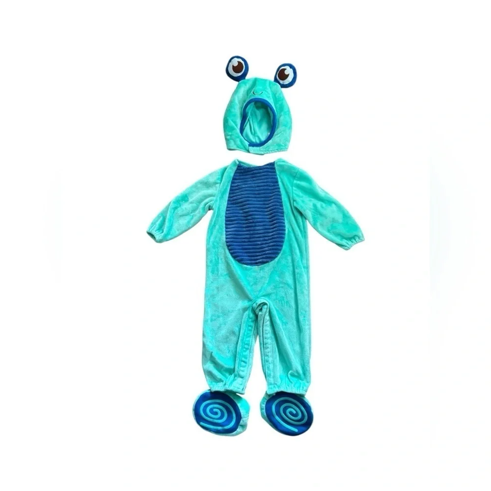 Party City Snail Crawler Halloween Costume for Baby 12-24 Months Green Blue